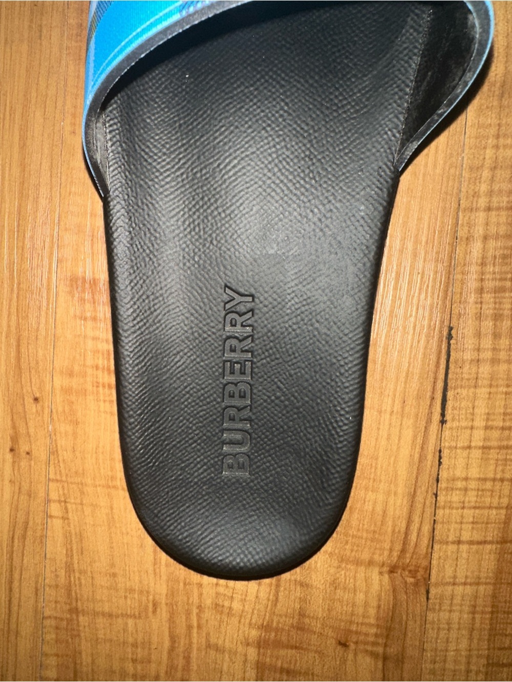 Burberry Blue Men's Slides - Picture 3 of 3